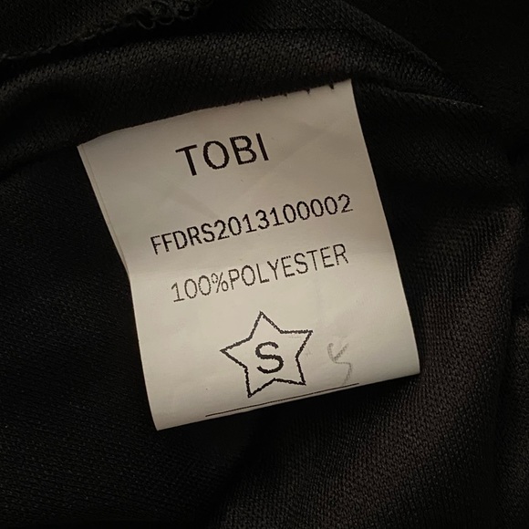 NEW TOBI BLACK SEQUIN DRESS - Picture 2 of 6